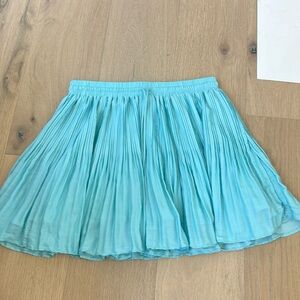 MUSTARD SEED PLEATED SKORT SKIRT IN CYAN